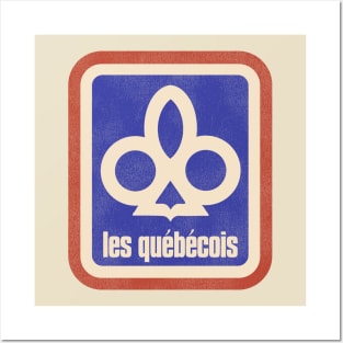 Defunct Les Quebecois De Montreal Lacrosse Team Posters and Art